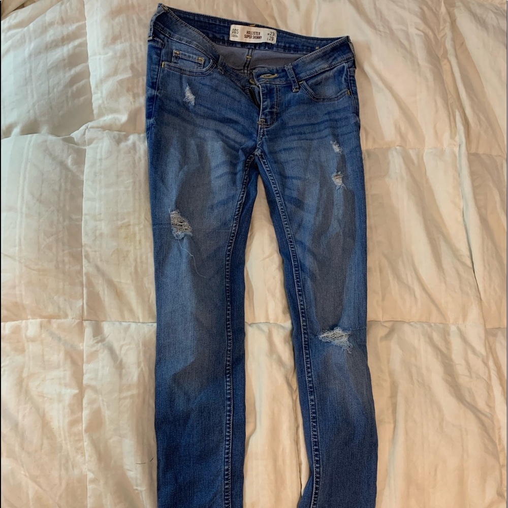 Ripped Hollister Jeans